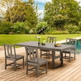 thumbnail image 2 of Erommy  Outdoor Patio Dining Sets, Metal Frame Reinforcement for Backyard, Porch, Lawn, Party and Garden 5-Piece, 2 of 5