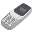 thumbnail image 3 of Inalámbrico Bluetooth Marcador teléfono celular Manos libres Tarjeta SIM dual Mini teléfono móvil de respaldo Micrófono Gris, 3 of 5