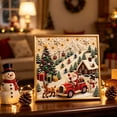 thumbnail image 4 of DIY Christmas Pearl Diamond Painting Art Kit with Frame, Santa Pearl Beads Art Craft for Adults Beginners, Gemstone Diamond Dots Beads for Home Wall Decor(C), 4 of 5