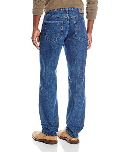 Wrangler Authentics Men's Classic Regular Fit Jean, Stonewash Mid, 38W x  29L 
