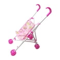thumbnail image 1 of Siruishop Poussette pour Poupée Poussette pour Poupées (Poupée Non Incluse) Pliable avec Double Rangée Pivotante, 1 of 8