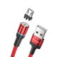 thumbnail image 2 of Essager Cable de carga para teléfono Cable de carga giratorio de 360 ​​grados Capa exterior trenzada, Rojo, 2 m, Micro Methold EL5315-12, 2 of 2