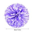 thumbnail image 3 of Hbdhejl 2Pcs Cheerleaders Handheld Color Flower Sports Activities Performance Cheering Supplies Round High Density Color Strip Lightweight Double Finger Ring Buckle Design Anti Slip Off, 3 of 4