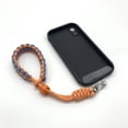 thumbnail image 4 of Cordón para teléfono móvil telescópico trenzado naranja para cámara de muñeca, cuerda antipérdida, correa atrevida para hombres y mujeres, anticaída, para deportes al aire libre, 4 of 5