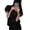 Black, variant on Mesh Top Short Sleeve See Through Shirt Sheer Blouses O-Neck Clubwear,Solid Color T-shirt Bikinis Cover Up for