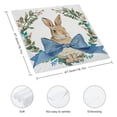 thumbnail image 3 of WYYP Rabbit Wreath Beatrix Potter Polyester Cloth Napkin Reusable Gift Cloth Napkin 2 PCS, 3 of 7