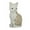White Indoor Outdoor Mosaic Cat Animals Round 7" x 6" x 14", variant on DecMode 8" Indoor Outdoor Bird Garden Sculpture (2 Pack)