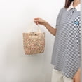 thumbnail image 3 of Sac à Main Simple en Toile pour Femme, Floral, pour Magasinage, Sac Seau à Lunch (2 Rouge Bleu), 3 of 9