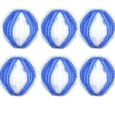 

Reusable Washing Machine Epilator Washing Machine Hair Catcher Clothes Ball Dog Cat Pet Blue+White