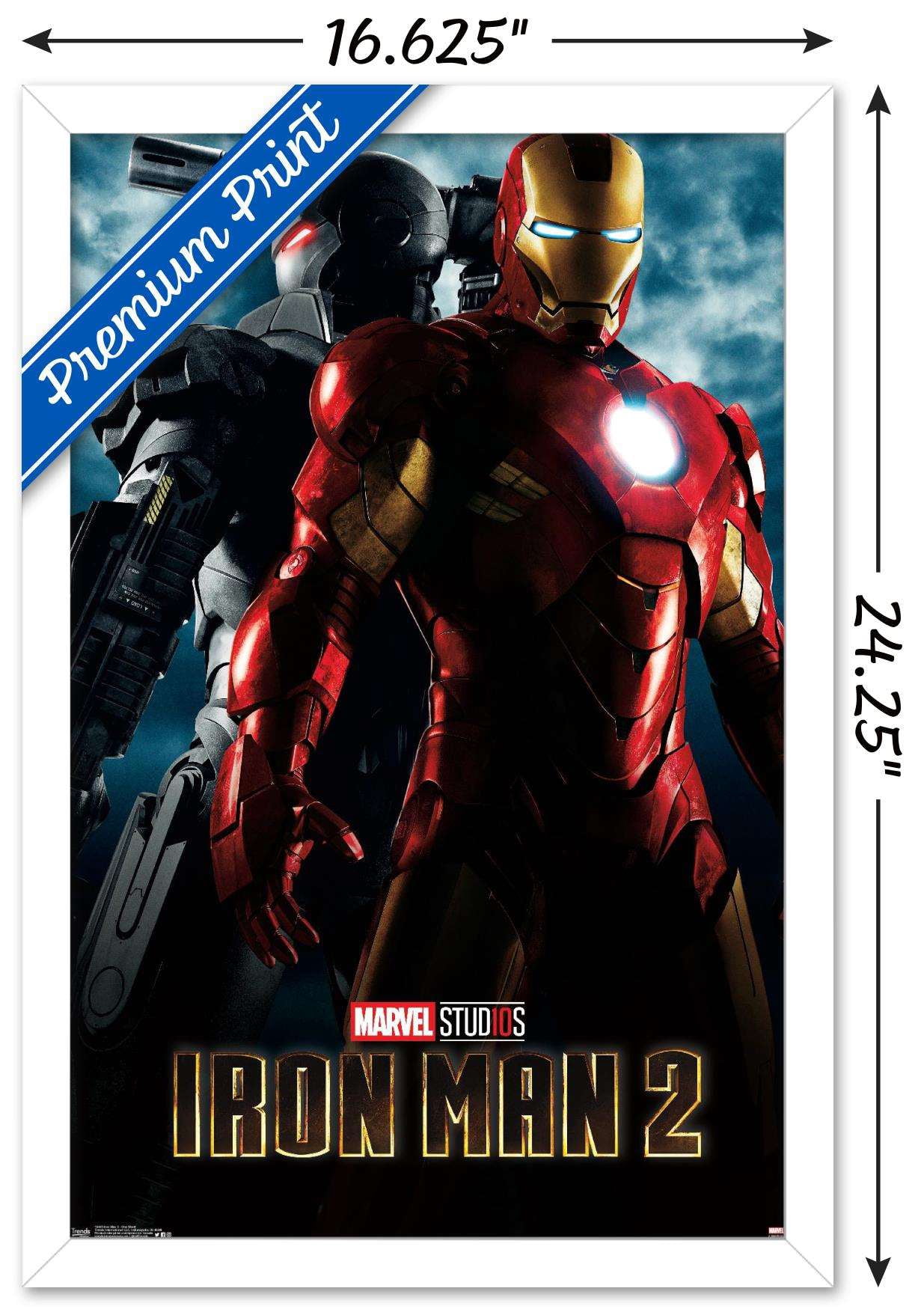 Marvel Cinematic Universe - Iron Man 2 - One Sheet Wall Poster, 14.725" x 22.375", Framed