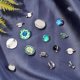 thumbnail image 5 of Tarnish Resistant 304 Stainless Steel Brooch Findings Flat Round Stainless Steel Color Tray: 12mm 14x6mm Pin: 0.7mm, 5 of 5