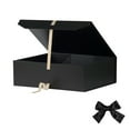 thumbnail image 6 of GoooodGift 3Pcs Extra Large Black Gift Box 16x13x5.5 Inches, Huge Gift Box with Ribbon, Large Gift Box with Lid Magnetic Closure (Matte Black), 6 of 8