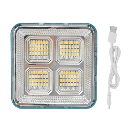 

2024 LED Work Solar Light Portable Magnetic Handheld LED Solar Camping Light for Outdoor Emergency Lighting Blue