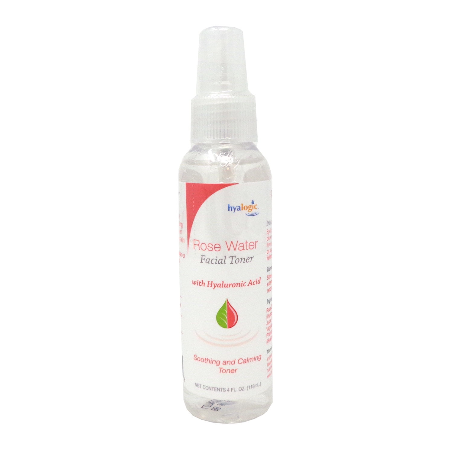 Rose Water Facial Toner by Hyalogic 4 Fluid Ounces