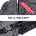 thumbnail image 3 of unbranded Funda Impermeable Para Motocicleta Y Con Protección Uv Y Orificio Antirrobo Negro, 3 of 8