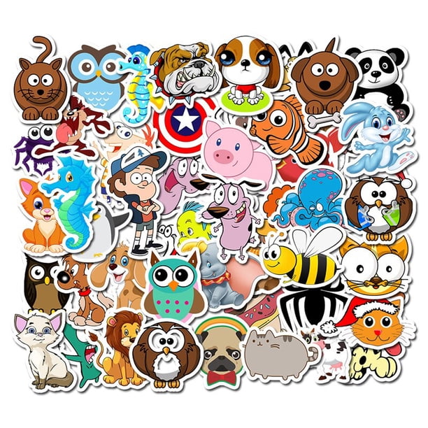 10/30/50Pcs Cute Anime Sticker Creative Decal Pattern Stickers Children DIY Laptop Motorcycle Skateboard Guitar Luggage StickerChina Gong Bohan LED