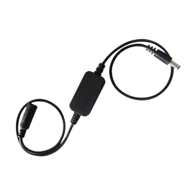 twisto Router Rebooter DC Cable with Programmed Automatic Restart, Scheduled Power Shutdown, Overheating Protection, And Compact Design for Home Office Route Black 60cm