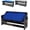 Blue, variant on 7FT Rotating 3-in-1 Game Table, Convertible Air Hockey, Pool & Table Tennis Combo Game Table with Built-in Storage Rack, Easy Flip Top Design for Home Game Room, Black