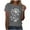 Gray, variant on Bogo Cute Vacation Tops For Young Women Womens Plus Size Tops Dressy Casual Sexy Womens Blouses For Work Professional Green Big T Shirts For Women Graphic Vintage