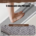 thumbnail image 4 of Non Slip Bathroom Rug Absorbent Floor Mat for Entryway, Bedroom or Bath, Machine Washable, Soft Rubber Backing, 24x16 Inch, 4 of 6