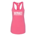 thumbnail image 2 of Wild Bobby Waymaker Inspirational/Christian Women Racerback Tank Top, Hot Pink, X-Large, 2 of 5