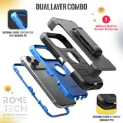 Apple iPhone 17 Pro Max Defender Case - Black Blue