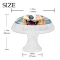 thumbnail image 4 of HemaKayy 4 Pack 1.37" Decorative Cabinet Knobs - Elegant ABS Glass Handles for Home Furniture Decor - Dresser Drawer Door Pulls - Perfect for Kitchen Bedroom - Animal Pet Dog, 4 of 8
