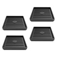 thumbnail image 3 of 4 piezas de muebles de muebles Protectores de piso para pisos de madera anti -skid skid chaSter tazas posavasos para la pierna para el sofá sofá del 8.3cmx8.3cm, 3 of 8