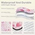 thumbnail image 2 of Beach Blanket Waterproof Picnic Blankets Sandproof Large Mat with Drawstring Bag Camping Grass Travel Hiking Park 78"x78" Pink Loving Heart, 2 of 6
