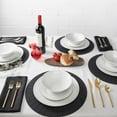thumbnail image 2 of Bianco Stripe 12 Piece Dinnerware Set, Service for 4, 2 of 2