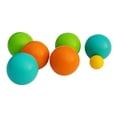 thumbnail image 1 of kusrkot 7 Pcs Balles de Sport Terrain de Jeu Bois Multicolore Résistant à l'Usure Jeu Robuste, 1 of 9
