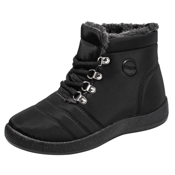 Xmyrz Mens Waterproof Snow Boots Round Toe Skid Resistant Athletic Shoes Fresh Soft Wide Calf Boots Winter Boots Womens Shoes