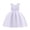 White, variant on Girls Summer Dress with Ruffle Sleeves and Bow Tie Detail for Spring Childrens Day Celebration