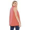 thumbnail image 3 of Women's Casual Solid Comfy Sleeveless Draped Open Front Cardigan S-3XL, 3 of 5