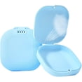 thumbnail image 1 of VYCEPRO Étui d'Alignement Mignon avec Miroir, Compatible avec Invisalign, Support Mince pour Protège-Dents, Étuis de Protection Dentaire avec Trous D'Aération, 3,15 Pouces (D) x 1,1 Pouces (H), 1 of 7