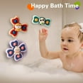 thumbnail image 5 of XiaoEn 3PCS Suction Cup Spinner Toys for 1 2 Year Old Boys Spinning Toys Baby Toys 12-18 Months Sensory Toys for Toddlers 1-3 Easter Basket Stuffers Gifts for 1 Year Old Girls, 5 of 7