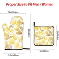 thumbnail image 2 of Lemon Oven Mitts and Pot Holders Sets 4 pcs, Kitchen Oven Gloves Heat Resistant Cooking Gloves Non Slip Oven Mitts Gloves Set Hot Pads BBQ Gloves for Chef, Baking, Cooking, BBQ, 2 of 6