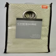 Cheshire 108" L, 1 Grommet Top Lined Window Curtain Panel - Ivory