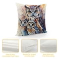thumbnail image 4 of Orinice Owls Watercolor Fantasy Art Graphic Decorative Cushion Cover for Home Couch Living Room Bed Sofa - Pillow Covers for Car Couch Bedroom (1PC) 22x22in, 4 of 5