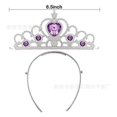 thumbnail image 5 of Accesorios de vestir de princesa, 5 piezas, corona de princesa, cetro, collar, pendientes, guantes, 5 of 5