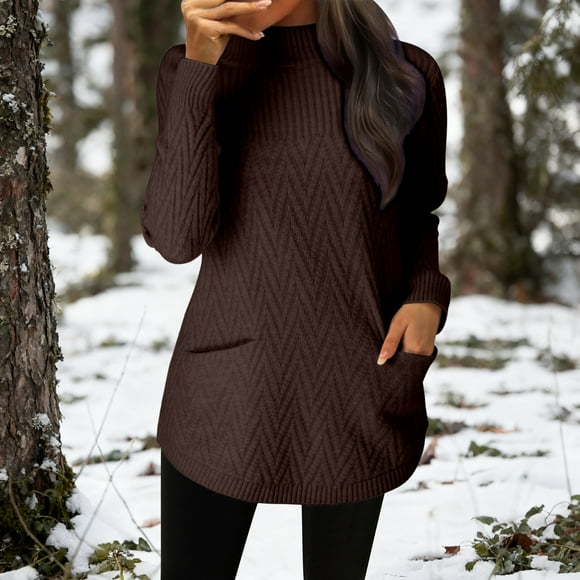Plus Size Loose Large Size Autumn And Winter New Sweater Women's Slimming Sweater Mid Length Round Neck Outer Wear Bottoming Shirt Tops