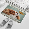thumbnail image 3 of Cavalier King Charles Spaniel Dog Bathroom Rug Cute Bath Mat, Non-Slip Soft Shower Rug Plush Microfiber Bath Rug, Water Absorbent Thick Shaggy Floor Mats, Machine Washable,16"x24", 3 of 8
