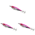 thumbnail image 1 of Señuelo Pesca Luminoso Anzuelos Calamar Anzuelo Artificial Cebos Jigging () Rosa, 1 of 4