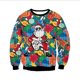 thumbnail image 3 of Suéter navideño de mal gusto para hombre y mujer, sudadera navideña con estampado 3D de perro, copo de nieve, campana, reno y Papá Noel para fiestas navideñas, 3 of 5