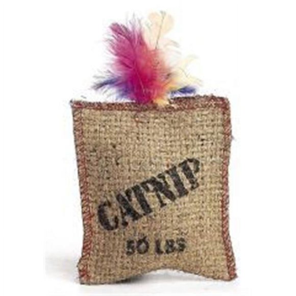 Ethical Cat Jute Feather Sack - 2984