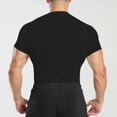 thumbnail image 4 of Workout Shirts for Men Cotton,Mens Workout Shirts Moisture Wicking Tshirts Gym Active Crew Neck Tee Stretch Running Athletic Top, 4 of 7