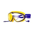 thumbnail image 1 of koolsoo Kids Swim Goggles No Leakage Big Frame Wide Vision Comfortable with Earplugs Yellow, 1 of 9