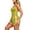Green, variant on Athletic Outfit Sets 2 Piece Women Solid Square Neck Tank Side Stripe Drawstring Shorts Khaki M