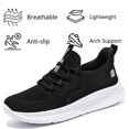 thumbnail image 3 of CHICVOMEY Comfort Women's Non-Slip Walking Shoes Lightweight Walking Sneakers Arch Support Athletic Shoes Work&Travel, 3 of 6