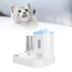 thumbnail image 4 of Dispensador De Agua Y Comida Para Mascotas, Comedero Automático Para Gatos De Diseño 2 En 1 Con Dispensador De Agua De 1 Litro Y Dispensador De Comida De 2 L, Ventana, 4 of 7
